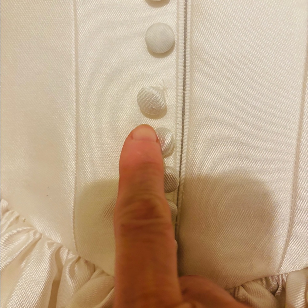 Anthropologie Jenny Yoo Strapless Ball Gown Wedding Dress 8 - Picture 8 of 10